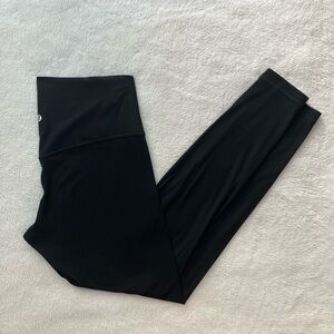 Align Ribbed High Rise Pant Leggings 28" Black 10